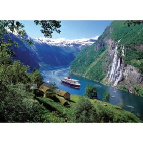 Puzzle fiord norvegian 1000 piese design nou